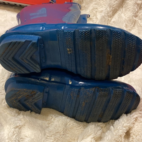 HUNTER gloss tall rain ☔️ boots size 5, 35/36 in turquoise color. - Picture 5 of 7